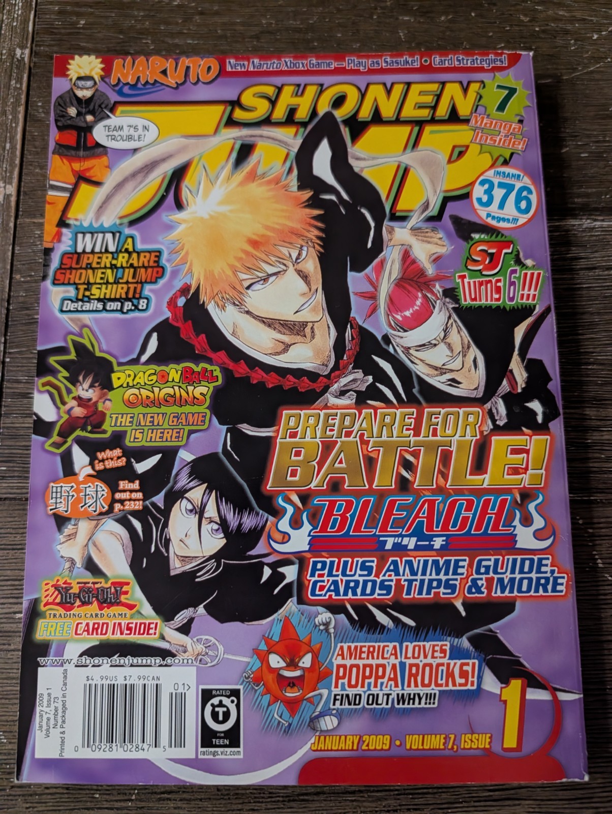 Shonen Jump (January 2009) (Limited Edition Card Included) MANGA Shonen Jump (January 2009) (Limited Edition Card Included) MANGA