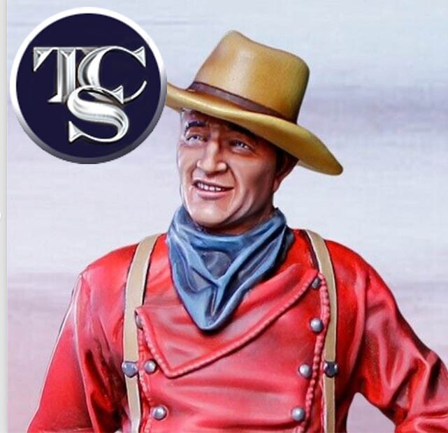 JOHN WAYNE COWBOY WESTERN STATUE  CS60022