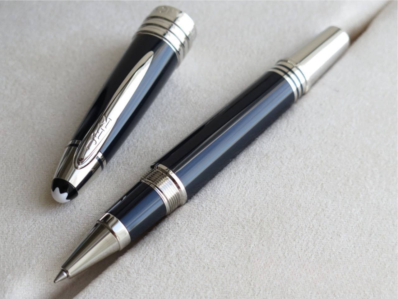 Montblanc JFK Special Edition 163 Black Rollerball Pen Luxury Gift Full Box New