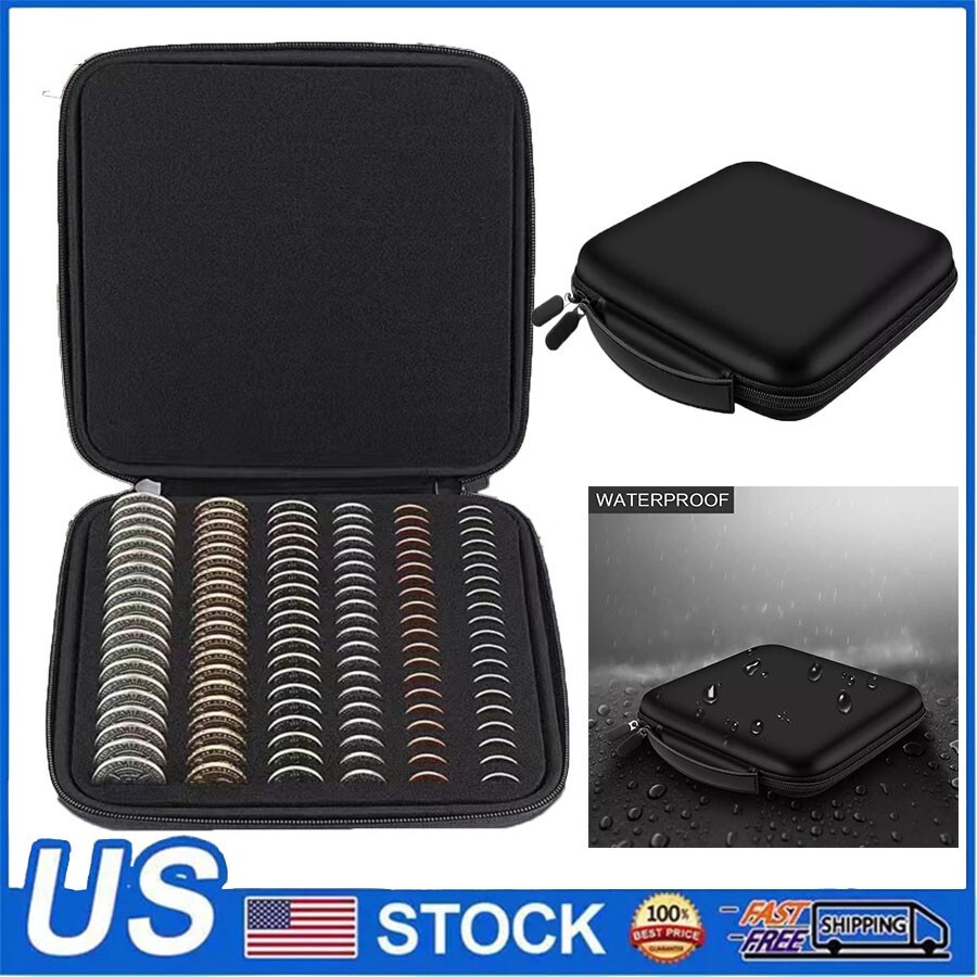 Storage Box Collection Supplies for Collectors,  Coin Holders Organizer  US