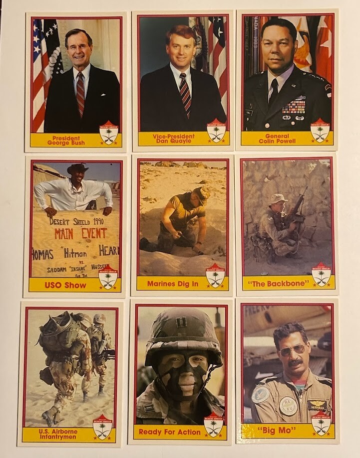 1991 Pacific Operation Desert Shield 110 Card Set NM-MT