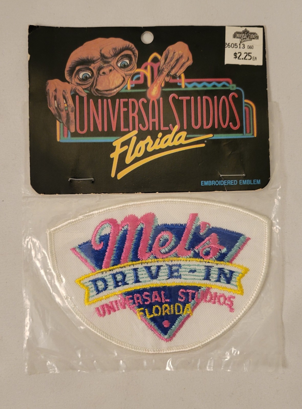 Vintage Mel’s Drive-In Embroidered Emblem Universal Studios Florida
