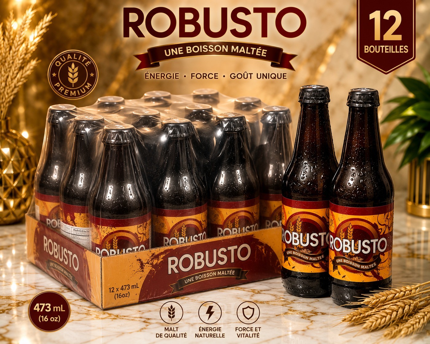 Robusto Energy Drink Pack Of 12