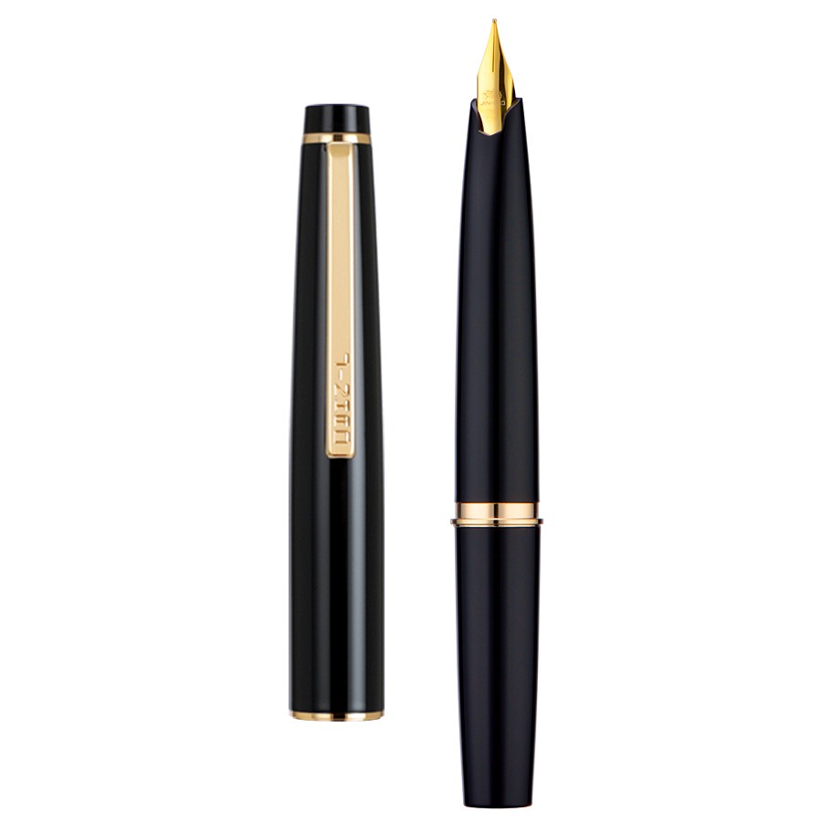 Jinhao 59 Fountain Pen EF/ F Nib & Converter, Mini Travel Pocket Pen