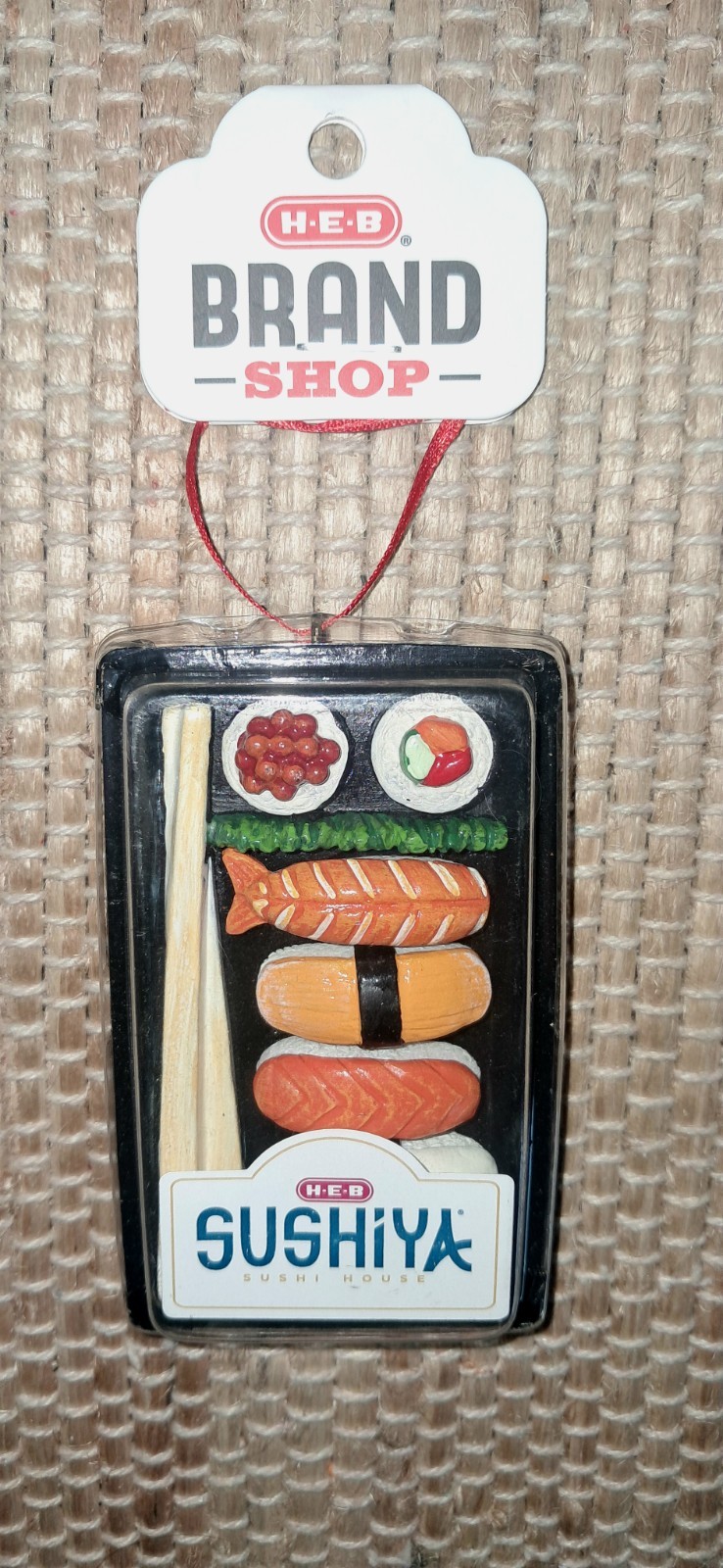 H-E-B Sushiya Bento Box Ornament Brand Shop Texas Sushi HEB Holiday Viral TikTok