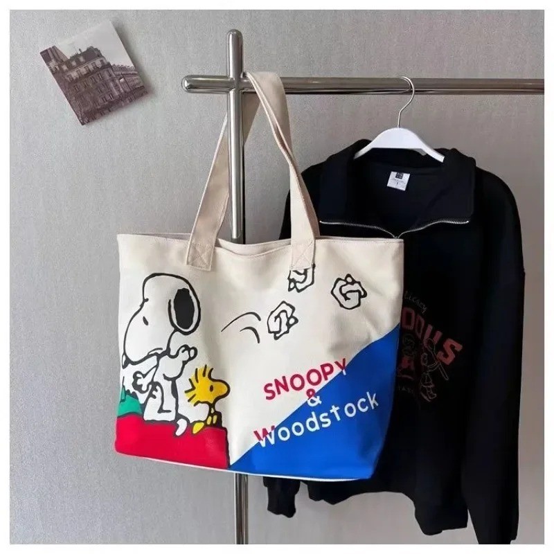 2025 New Starbucks Snoopy Tote Bag Shoulder Bag WHITE/GREEN Color-Free Shipping