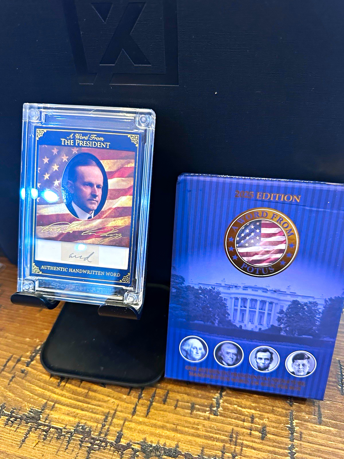 A Word From POTUS 2025 Calvin Coolidge Insert Card AWF-CC30