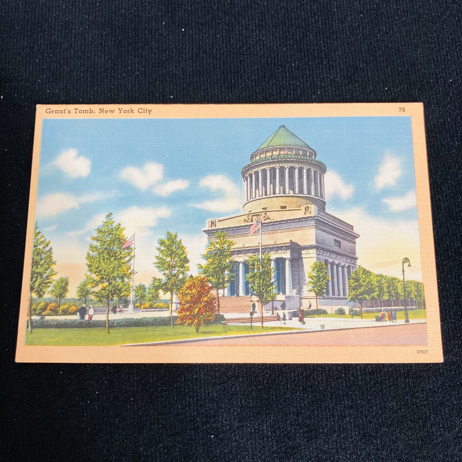 VTG‼ 1940's Ulysses S. Grant's Tomb New York City NY Linen Postcard • UNPOSTED‼