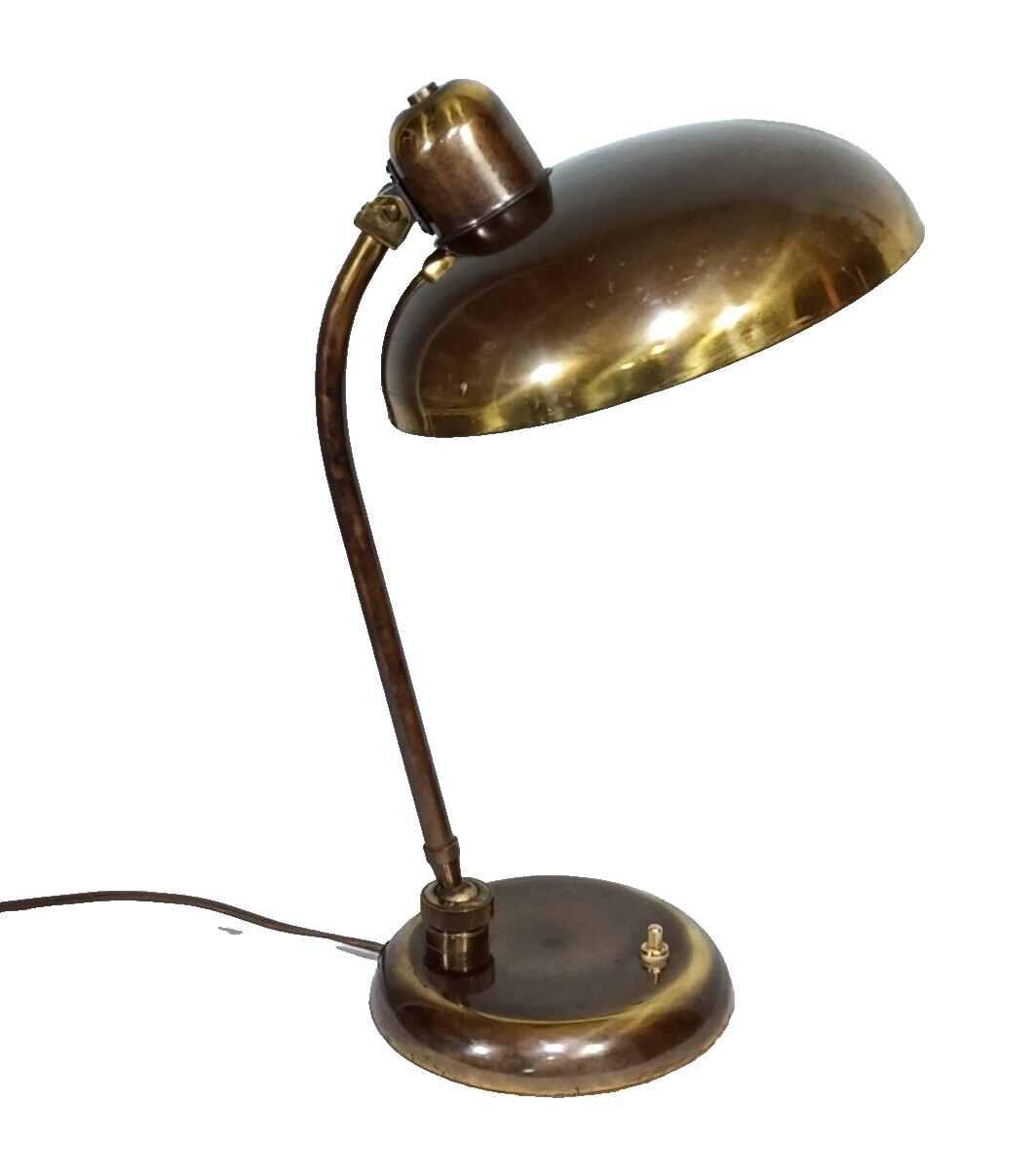 Vintage Giovanni Michelucci for Lariolux Brass Mid Century Modern Table Lamp