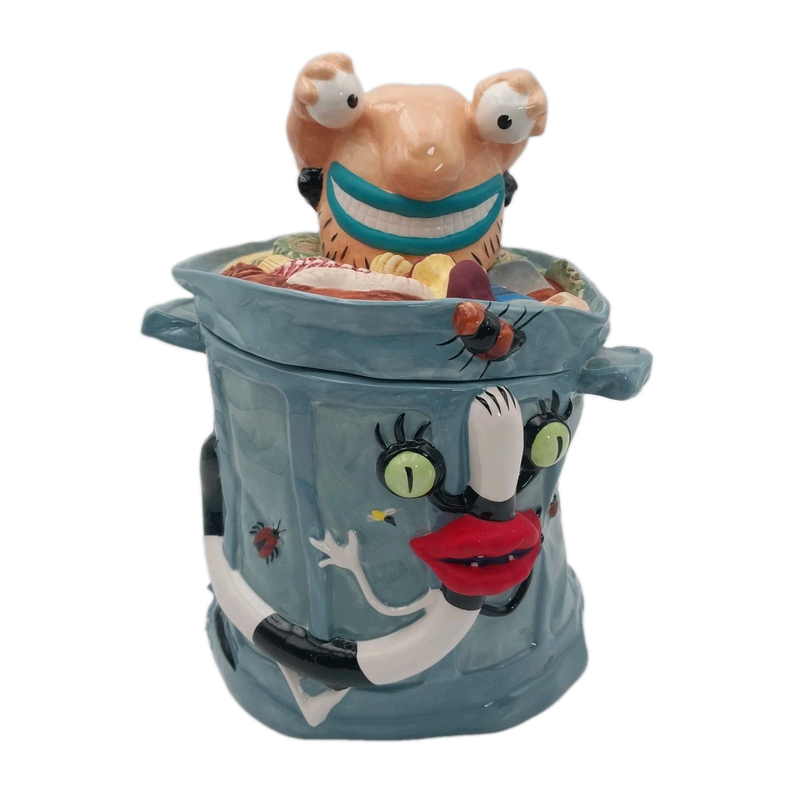 AAAHH REAL MONSTERS Trash Can Cookie Jar Viacom 1996 - VERY RARE