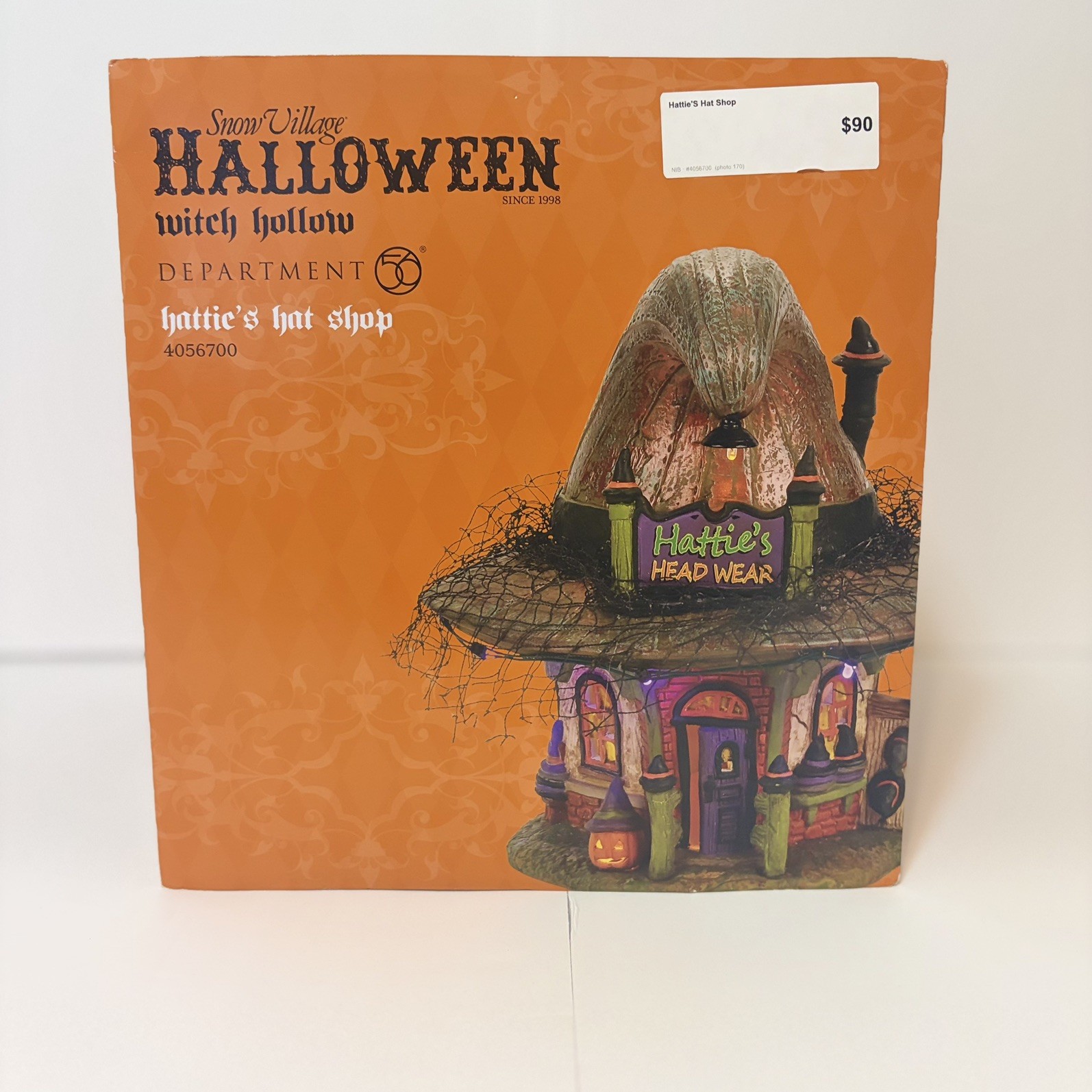 Department 56 Hattie\'s Hat Shop #4056700 - Snow Village Halloween