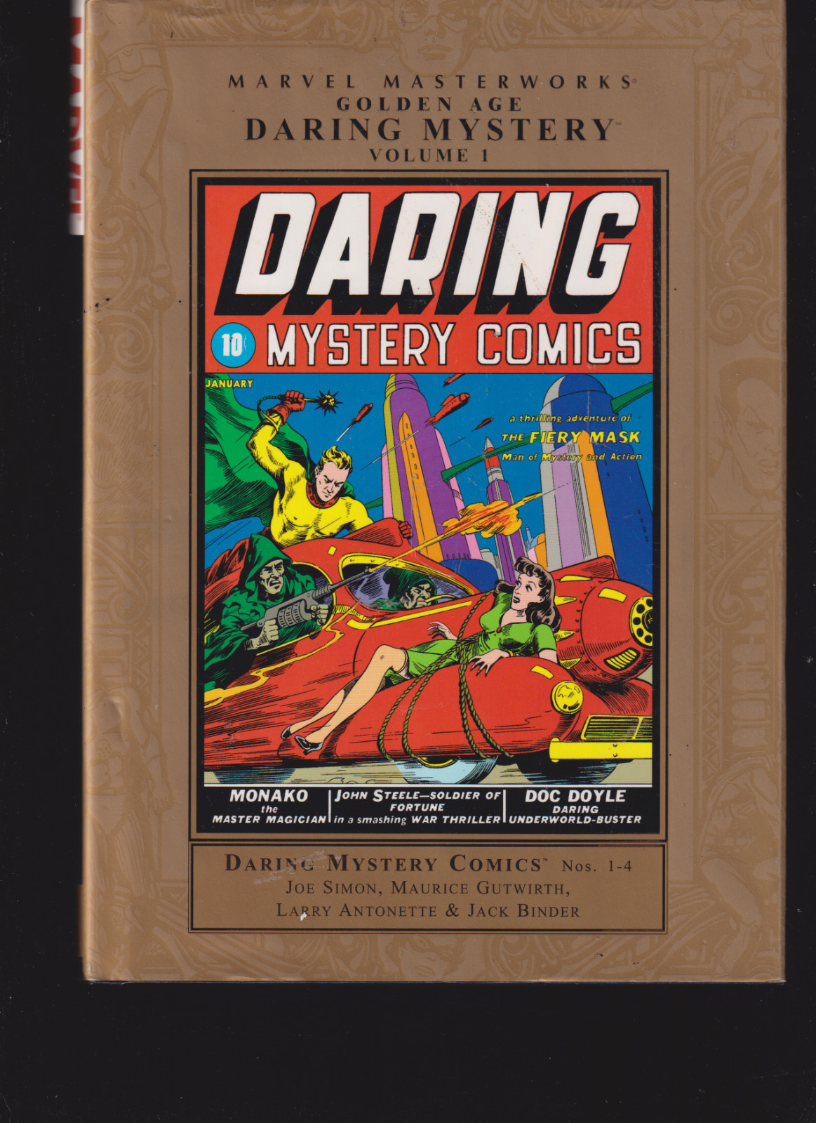 Golden Age Timely Daring Comics Vol 1 Marvel Masterworks Marvel Comics Hardcover