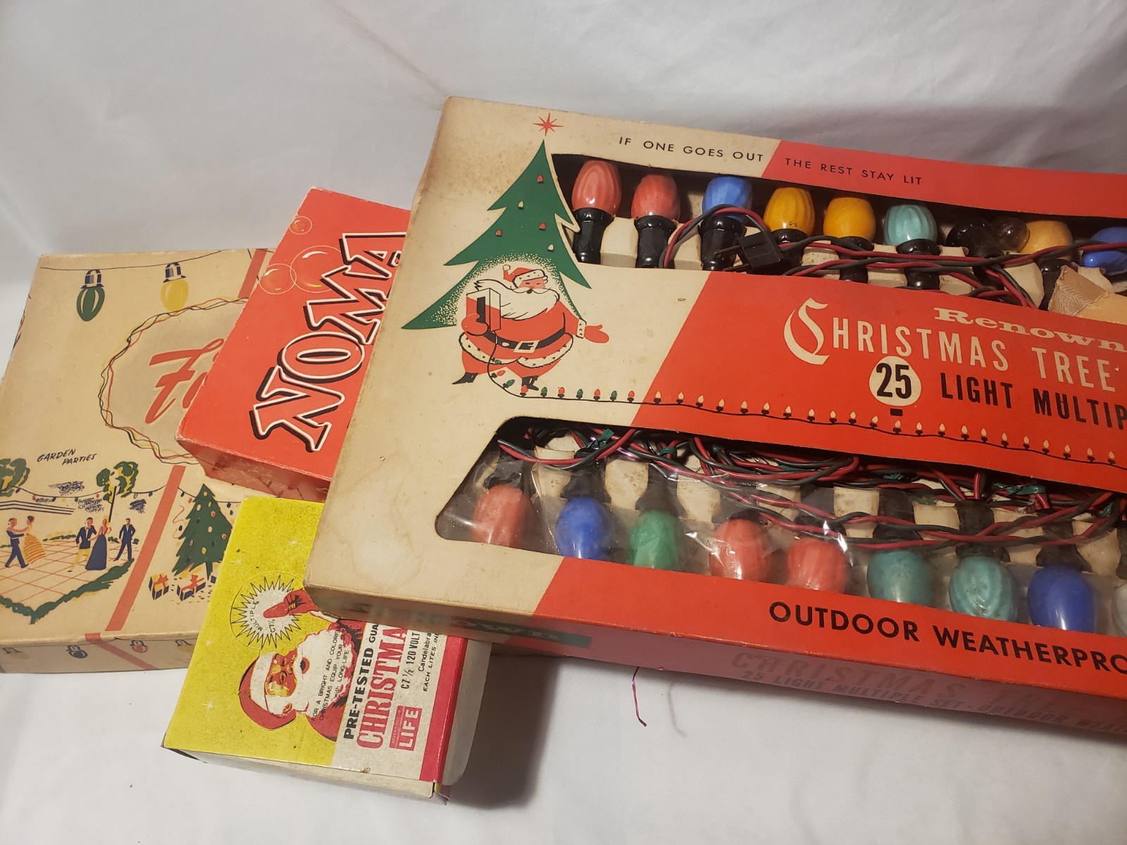 Vintage 1950s Christmas Decorations Lot