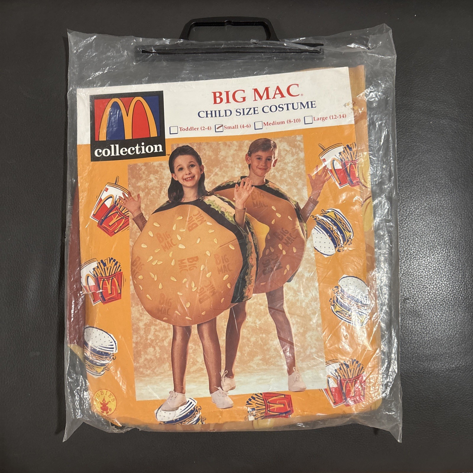  Vintage 1998 UNOPENED SEALED Rubies McDonalds Big Mac Child Costume Size Small