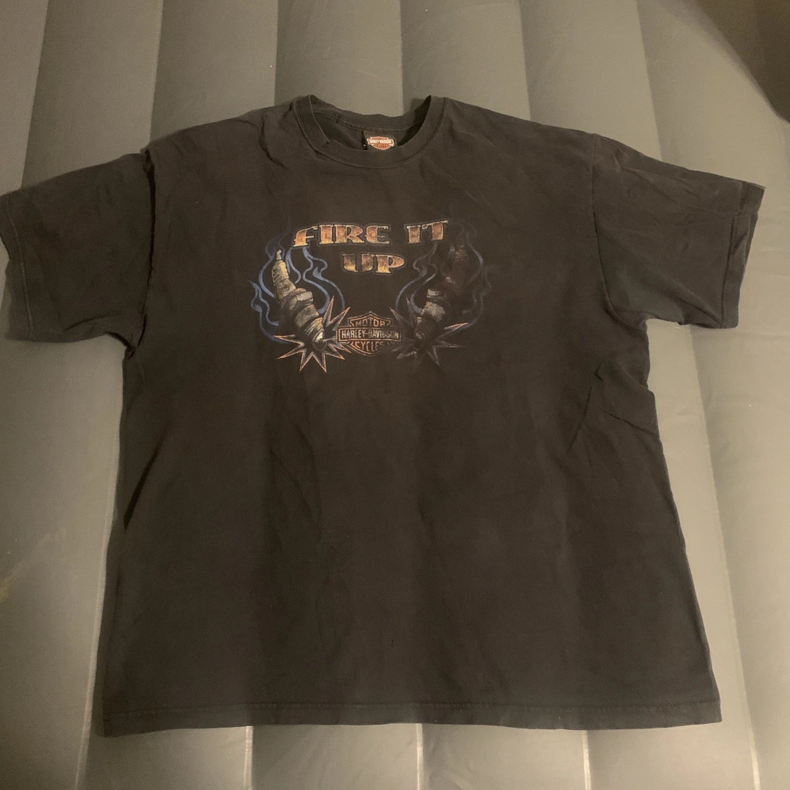 Vintage Hanes Beefy Harley Davidson Schoch Stroudsburg PA Black TShirt XL 1990s