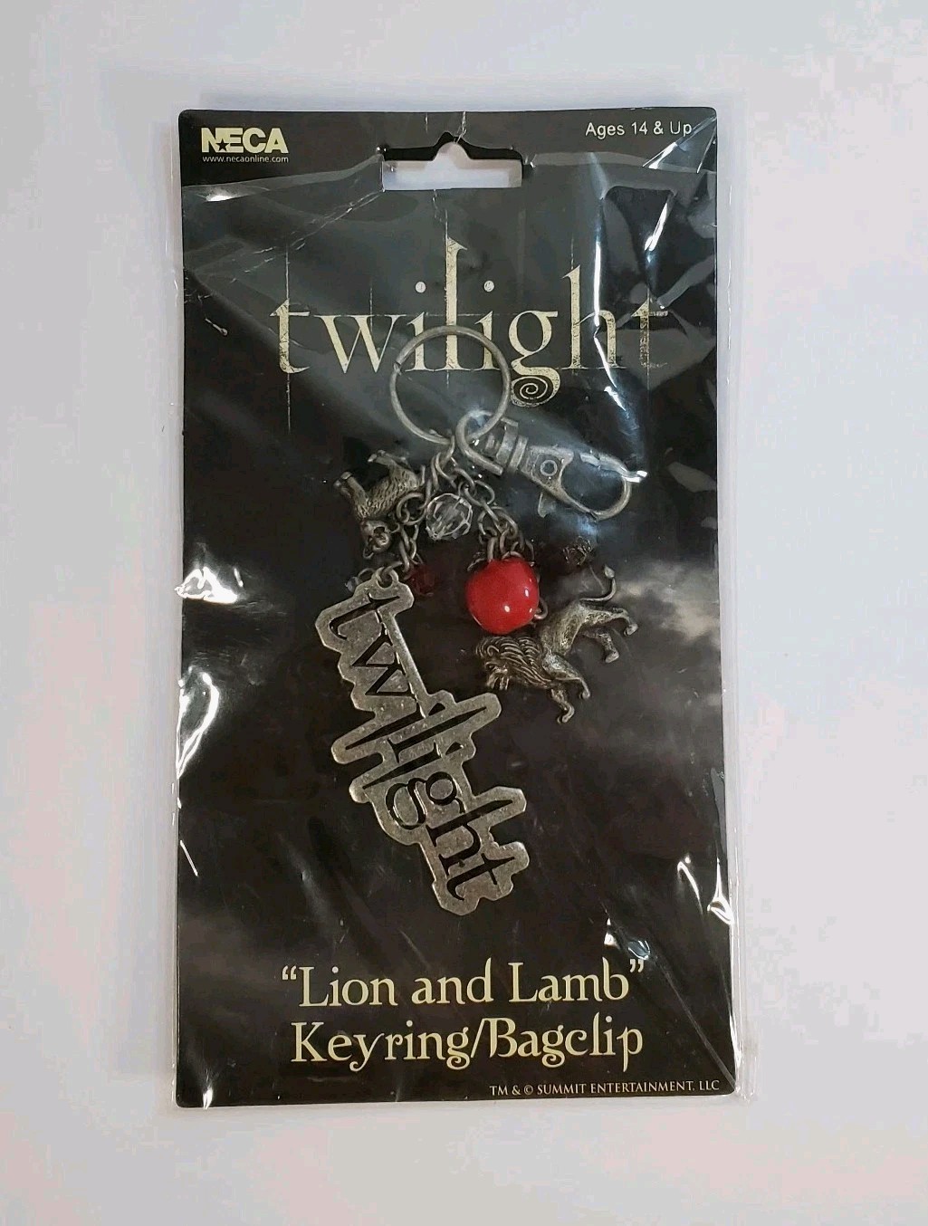 NECA Twilight “Lion and Lamb” Keyring / Bag Clip – Official Movie Merchandise