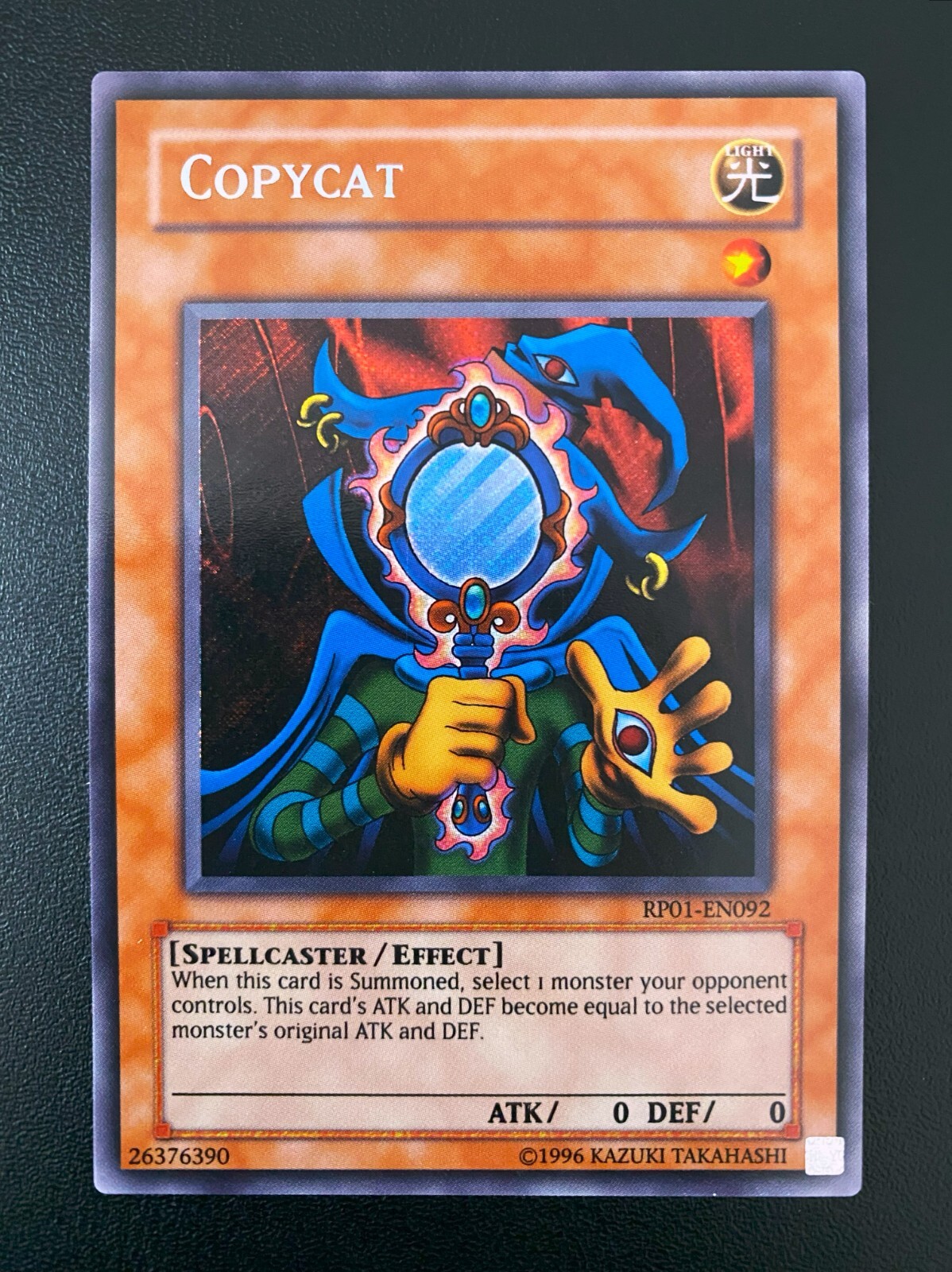 YU-GI-OH COPYCAT SECRET RARE RP01-EN092 ENGLISH OG PRINT 2008 NM YU-GI-OH COPYCAT SECRET RARE RP01-EN092 ENGLISH OG PRINT 2008 NM