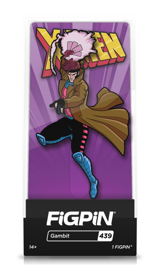 FiGPiN NEW * Gambit * 439 X-Men Animated Marvel Comics Enamel Pin Locked