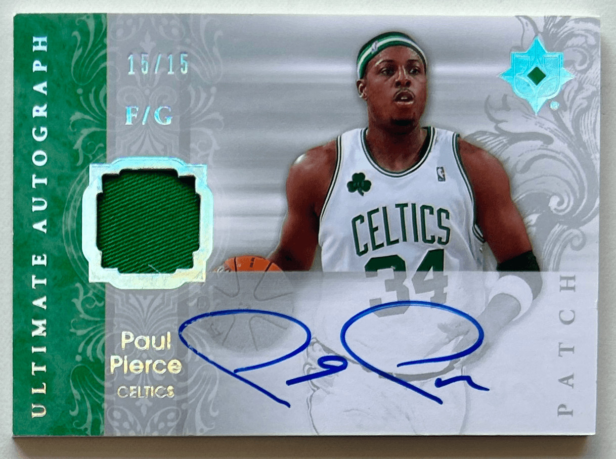 Paul Pierce 2006-07 Ultimate Collection Autographs Patch 15/15