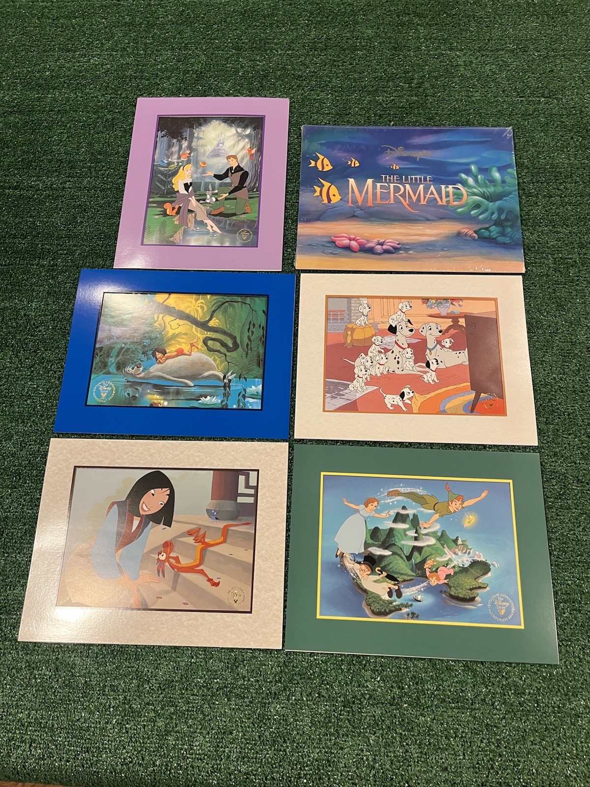 Walt Disney’s Lithographs Lot Of (5 Opened) & (1 Sealed With 4 Inside)