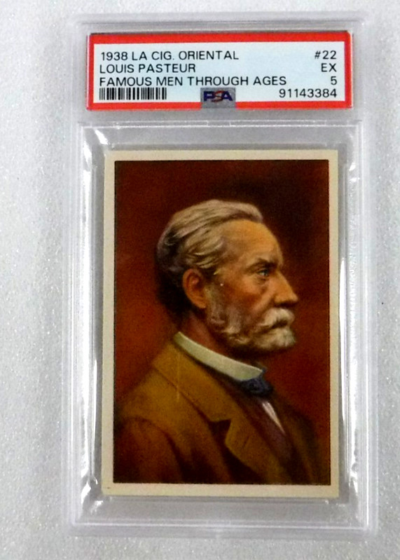 1938 LA Cig. Oriental Famous Men Through Ages #22 Louis Pasteur PSA 5 EX