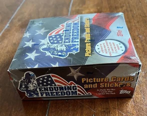 Authenticated Original Factory Sealed Topps 2001 Enduring Freedom Retail Box Low Authenticated Original Factory Sealed Topps 2001 Enduring Freedom Retail Box Low