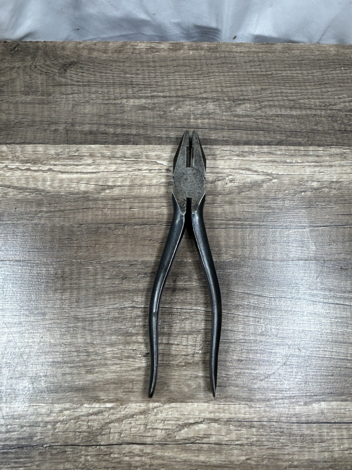 Vtg Utica Tools 50-8 lineman\'s pliers, Nice condition USA Made