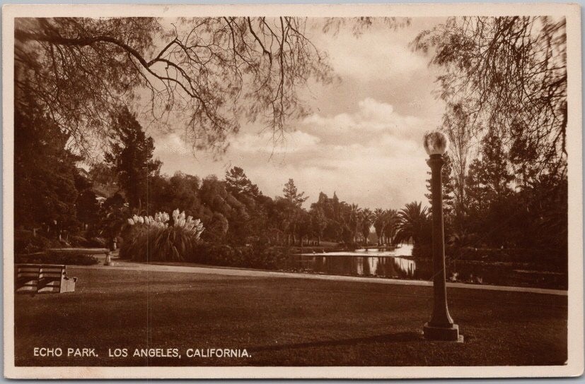 c1920s LOS ANGELES, California Photo RPPC Postcard 
