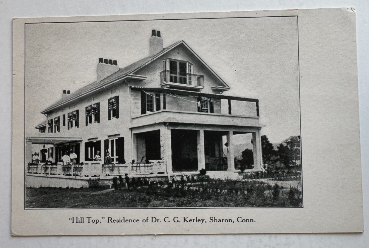 ca 1900s Postcard Sharon CT \