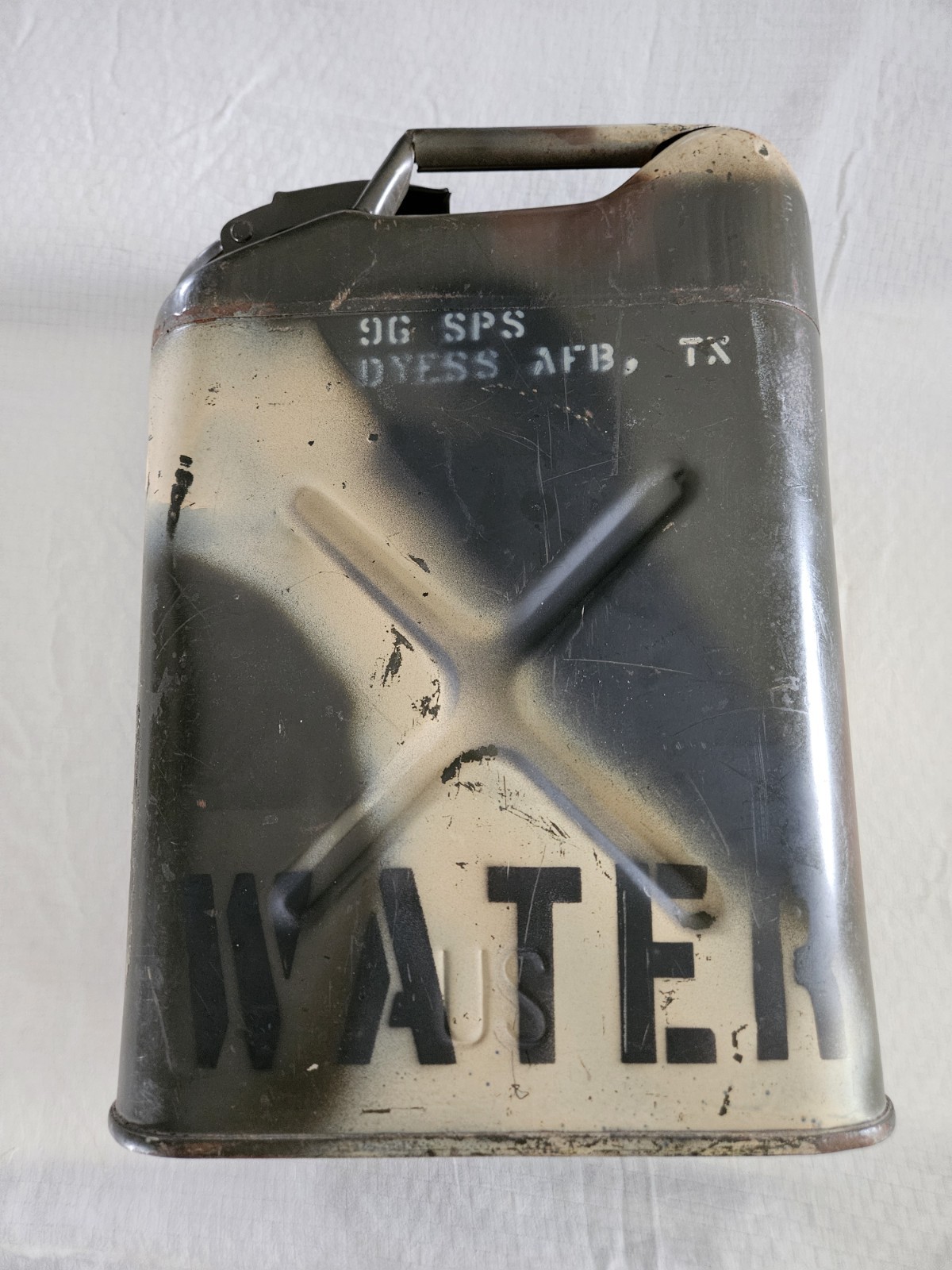 ☢️🛡️ Vintage USAF 96th SPS 5-Gallon Jerry Can – Nuclear Weapons Protection ☢️