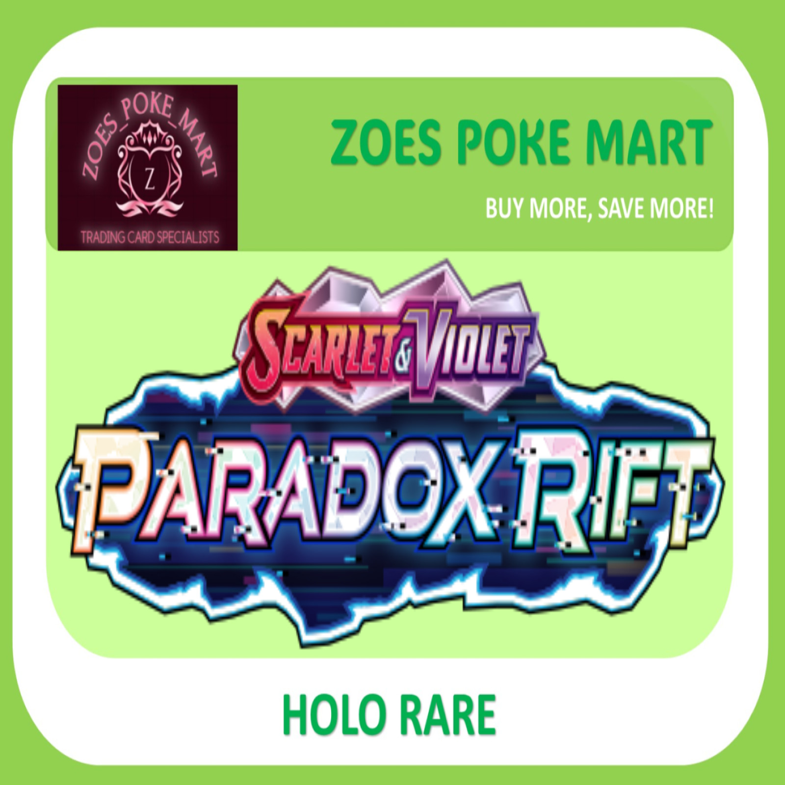 PARADOX RIFT - HOLOGRAPHIC RARES - SELECT YOUR OWN - POKEMON - MULTIBUY DISCOUNT
