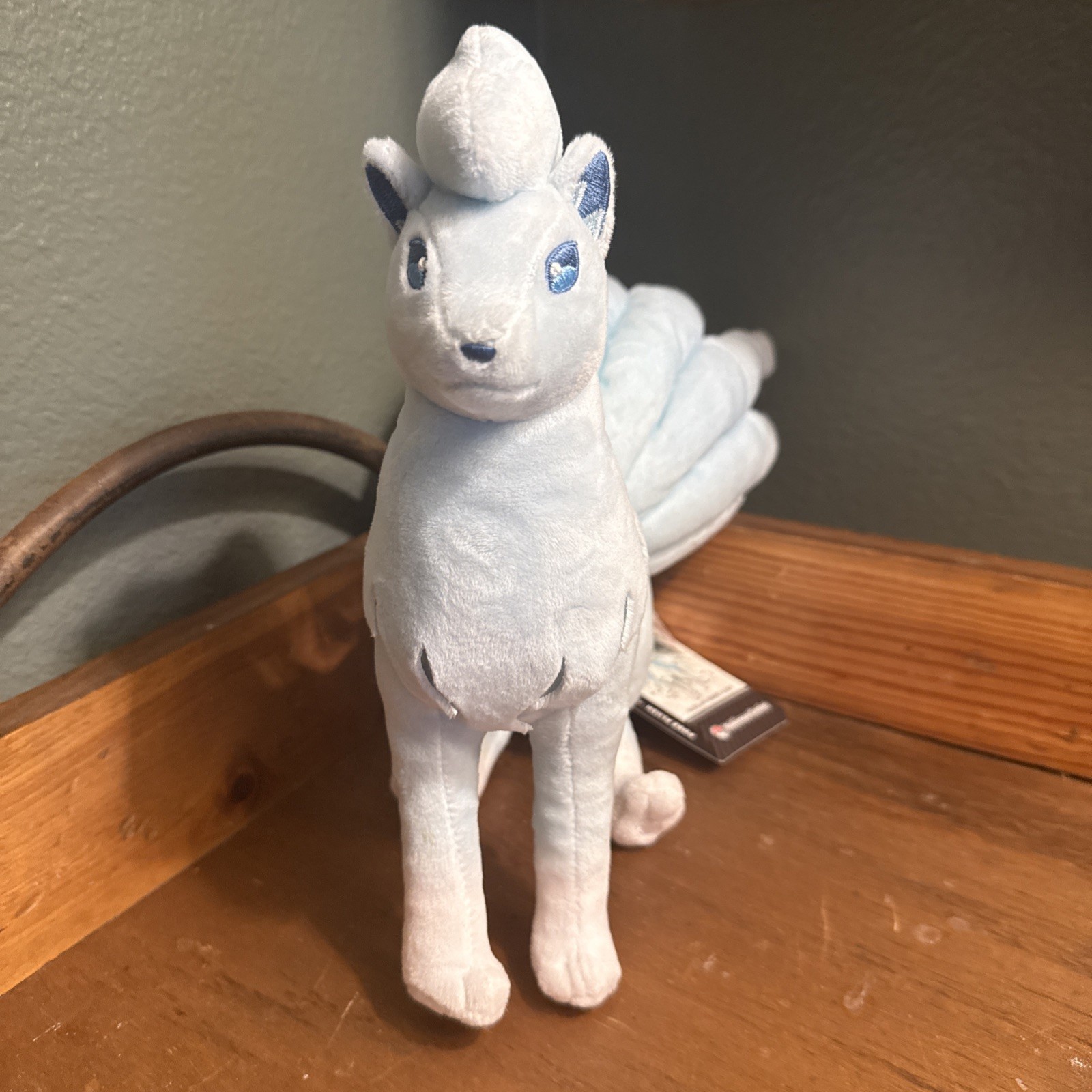 Pokémon Center Alolan Ninetales Poké Plush Standard 10–12”  w/ Tag Authentic NWT