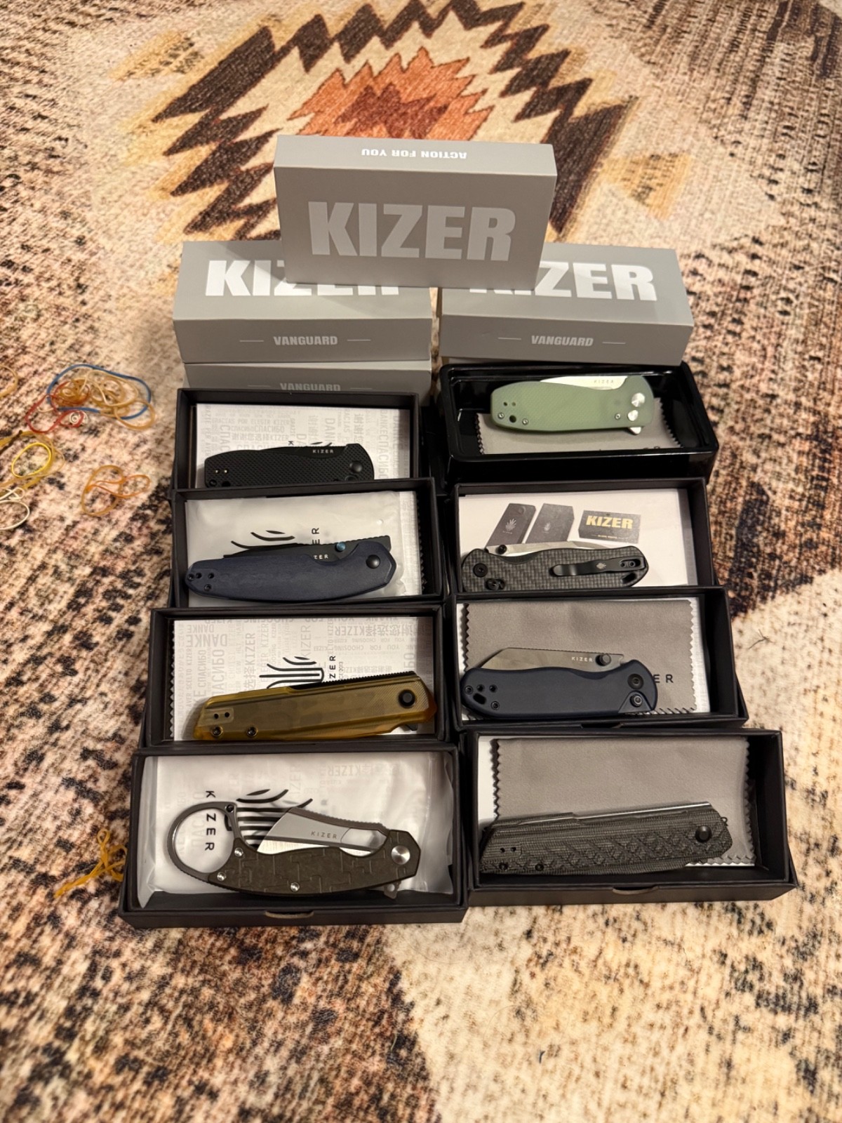 NEW kizer pocket knife lot