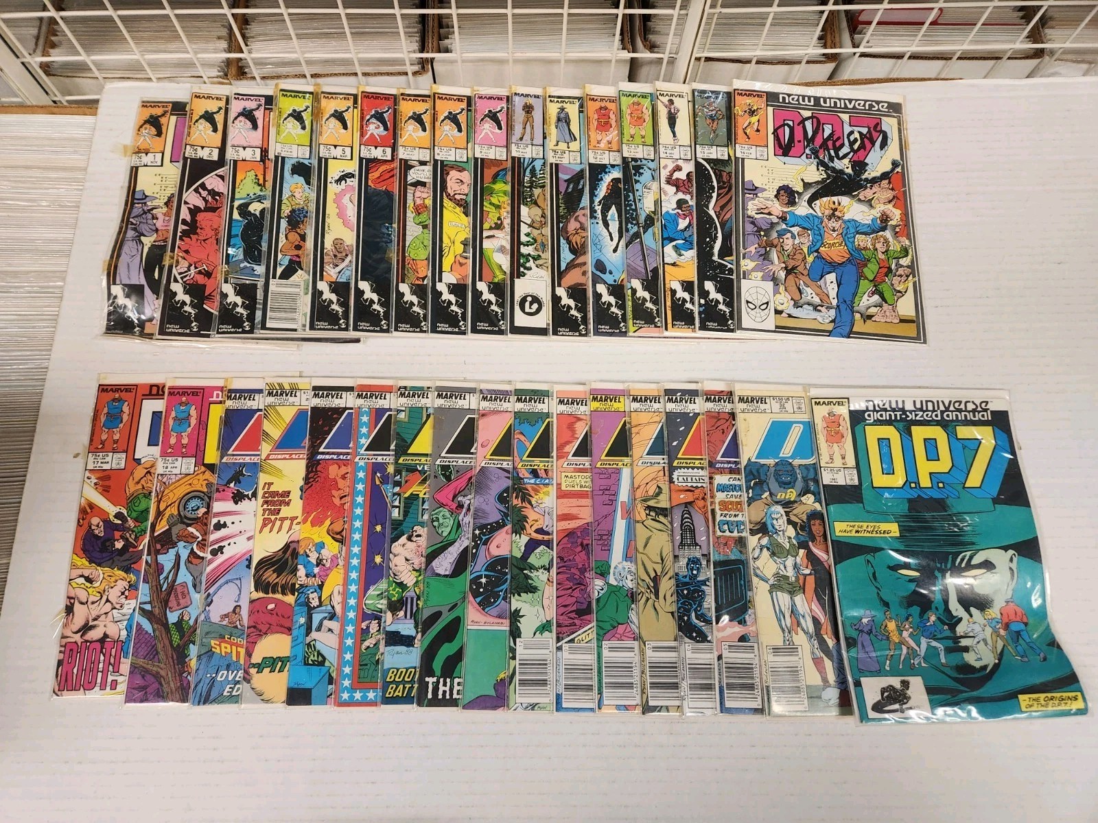 DP7 1-32 + Annual Complete Series Gruenwald Ryan New Universe Marvel Damaged 73