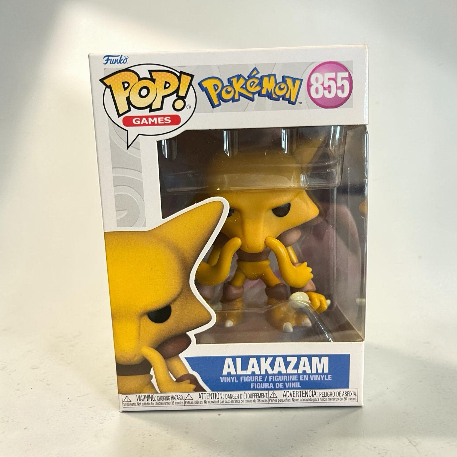 Funko Pop Vinyl Pokémon Alakazam #855 Games 2022 Figure