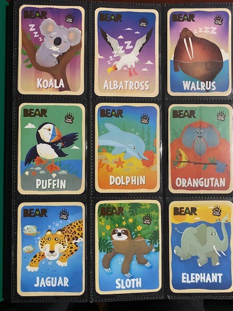 Bear Fruit Snack Animal Cards - Complete Your Set