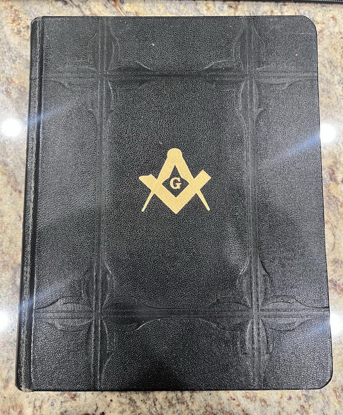 Masonic Holy Bible (1932-A.J. Holman)- Self Pronouncing Edition Hardcover Black