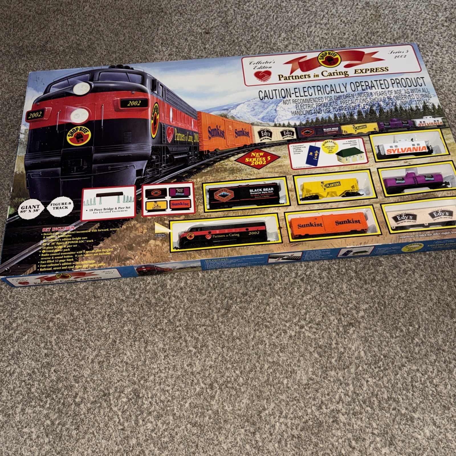 2002 shop rite train set collectors edition  series 5