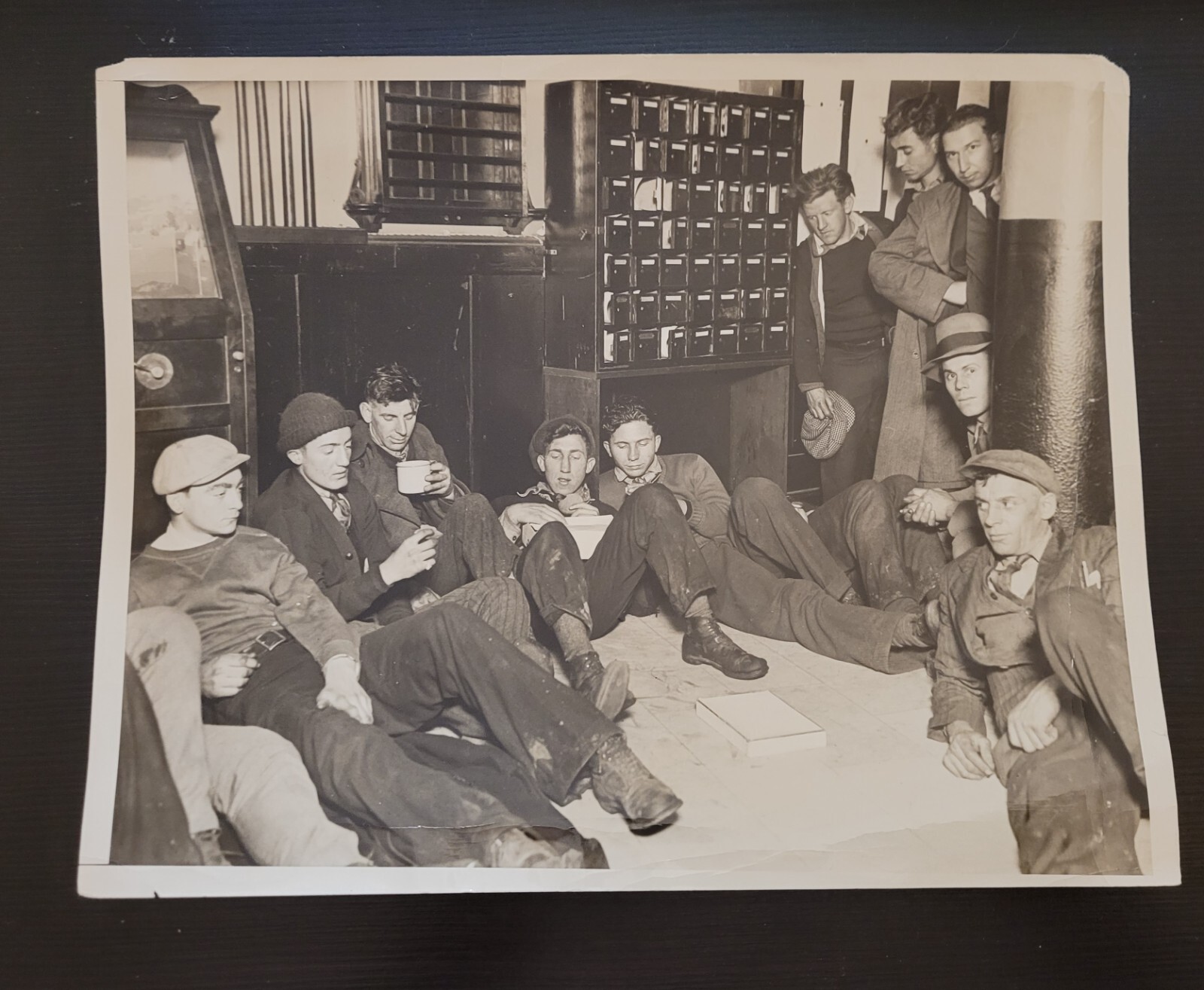 1932 GREAT DEPRESSION VINTAGE ORIGINAL PHOTO WASHNGTON, DC HOMELESS 8X10 RARE