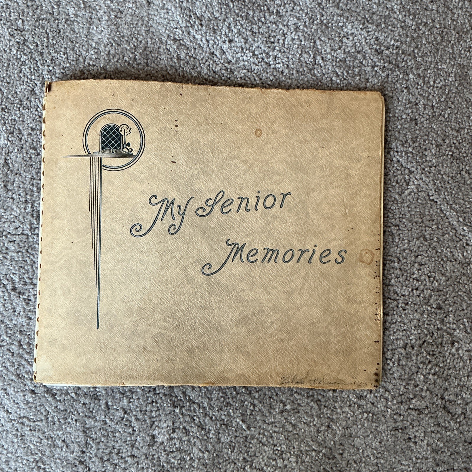 Vtg 1947 Jasonville, IN High School Memories (pictures, cards) Scrapbook