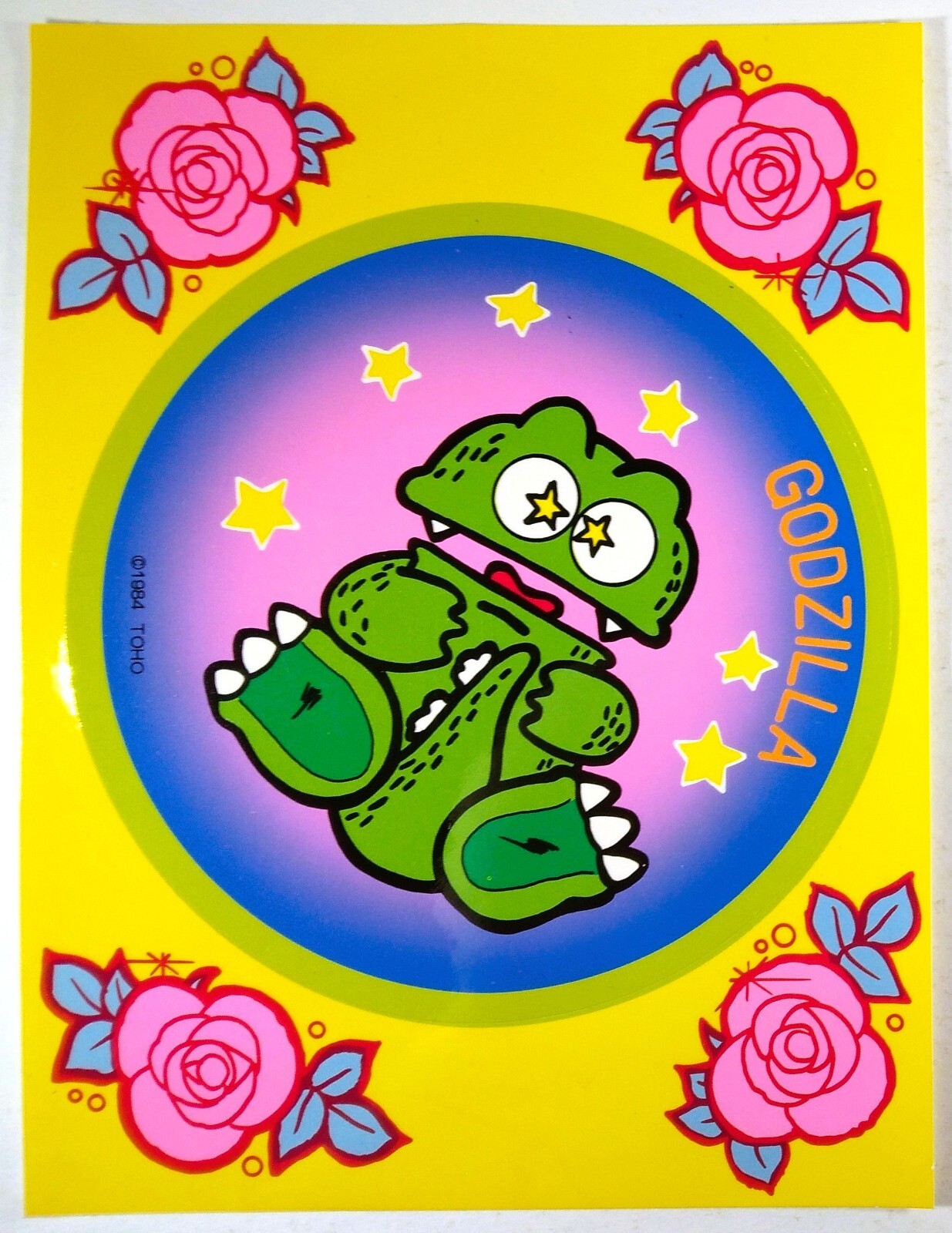 🌹💖 GODZILLAND 1984 VINTAGE UNUSED 6.5 X 5