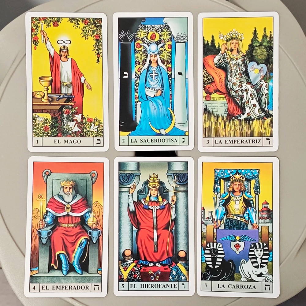 Rider Waite Tarot Cards Spanish Edition 78 Card Universal Tarot Deck 10.3x6cm Rider Waite Tarot Cards Spanish Edition 78 Card Universal Tarot Deck 10.3x6cm