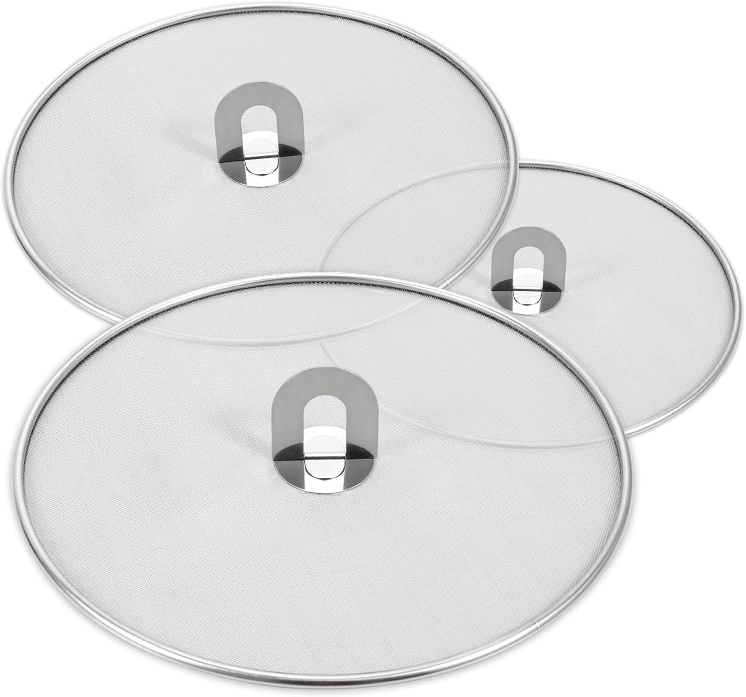 Stainless Steel Fine Mesh Splatter Screen 10 11.5 13 Inch