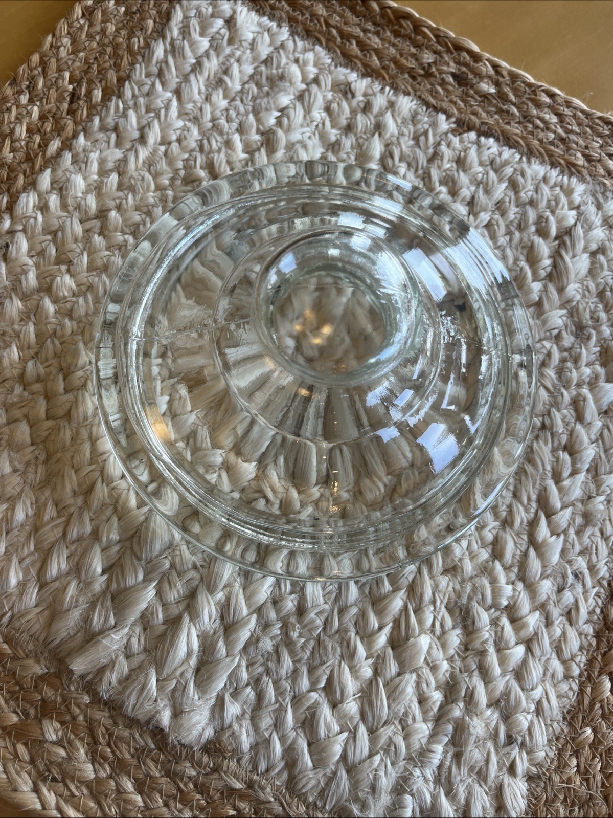 Heavy Round Glass Replacement Lid-Cookie/Candy Jar