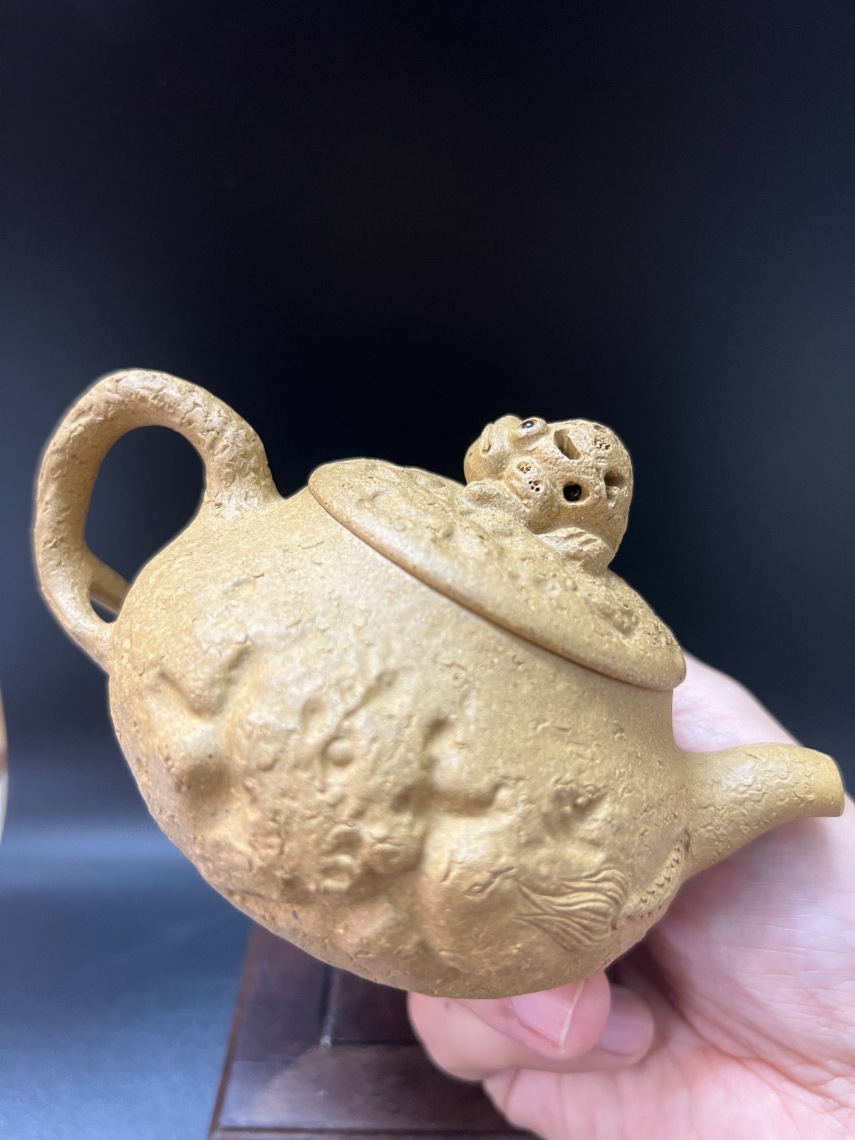 200cc chinese Yixing Handmade Zisha teapot Duan Clay GongChun Hu Gongfu Tea Pot