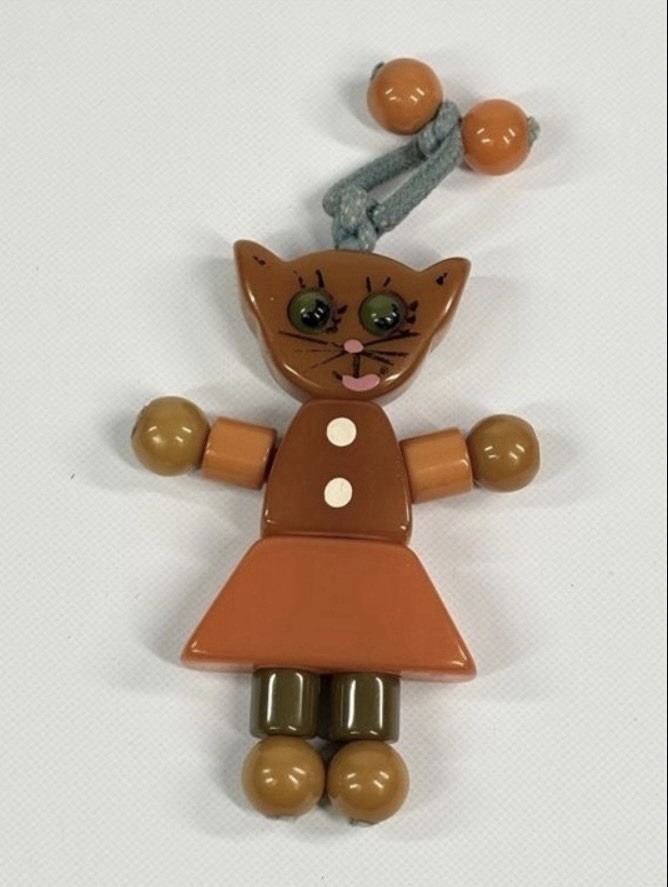 Vintage Bakelite Tykie Toy Cat