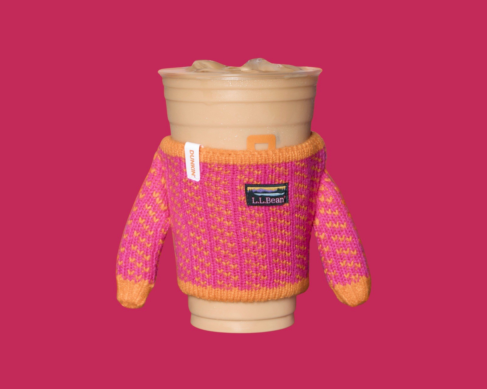 Dunkin x L.L.Bean Cup Sweater Sleeve 2026 Limited Edition Coffee Accessory Dunkin x L.L.Bean Cup Sweater Sleeve 2026 Limited Edition Coffee Accessory