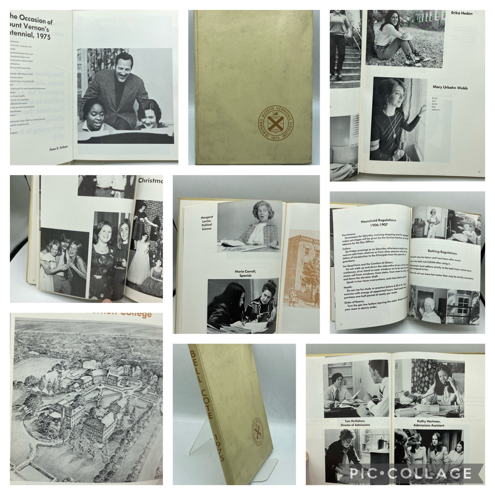1975 Mount Vernon College 1875-1975 Centennial Bell Cote Yearbook