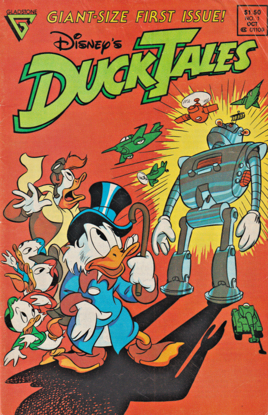 DISNEY'S DUCKTALES #1    1st COMIC BOOK APPEARANCE  68-PAGE GLADSTONE  1988