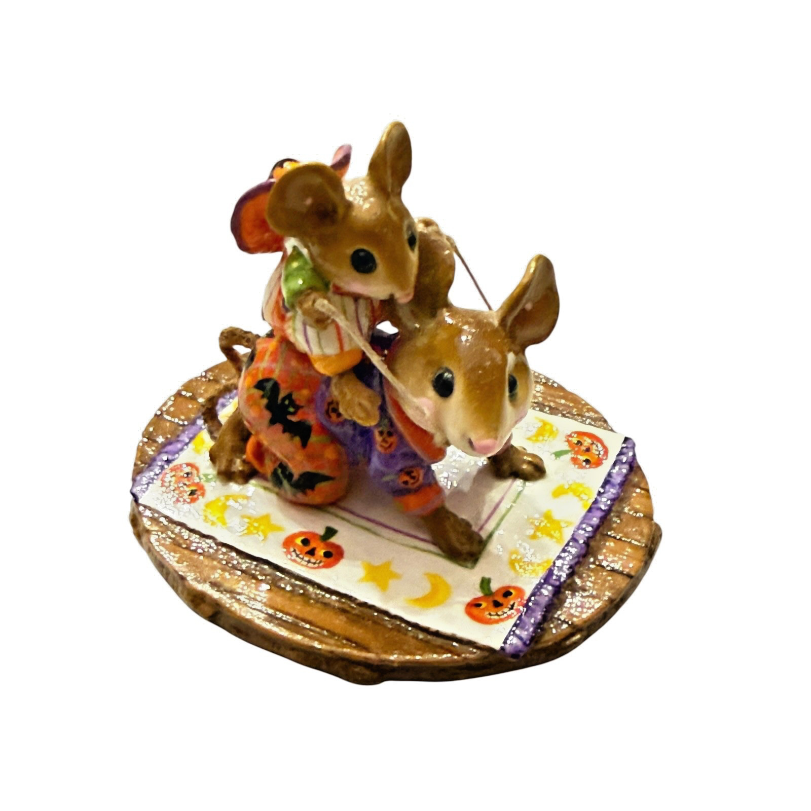 Wee Forest Folk Retired Artist OAK Halloween Rough Rider